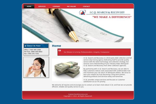 Final theme site design template sample