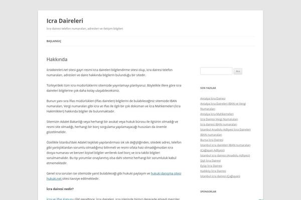 icradaireleri.net site used Twenty Twelve