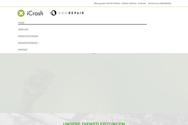 Phone-repair theme site design template sample