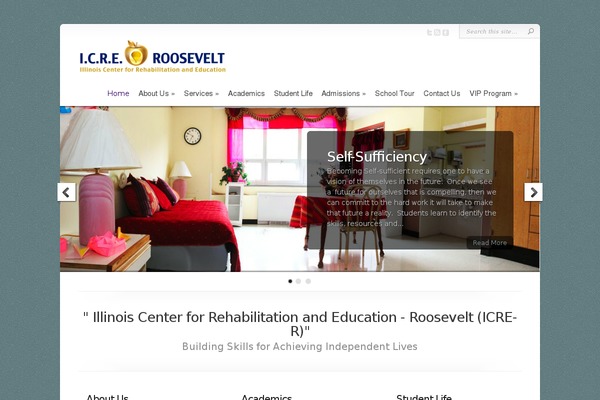 Chameleon theme site design template sample