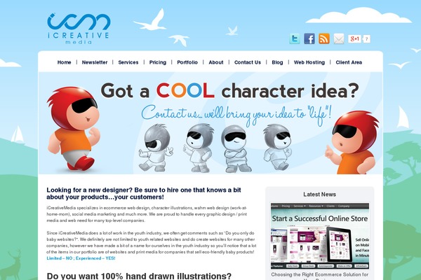 icreativemedia.com site used General