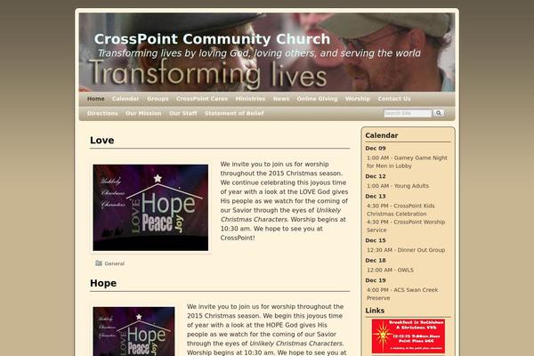 Weaver II theme site design template sample