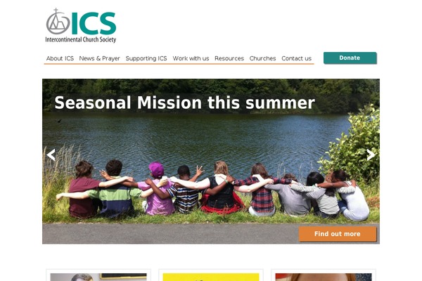 Ics theme site design template sample