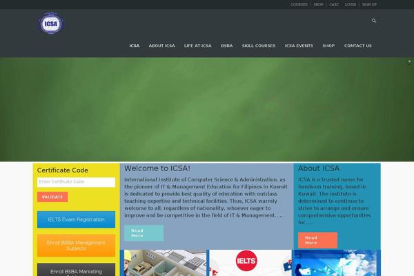Site using Wordpress-social-stream plugin