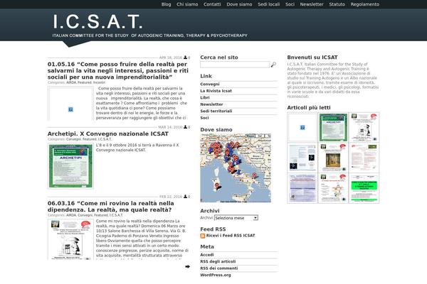 icsat.it site used Massivepress