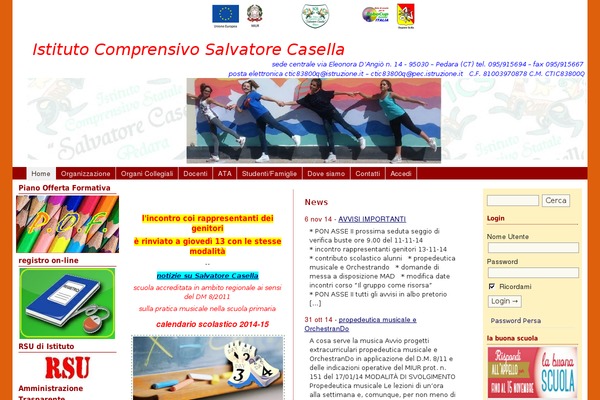 Site using Albo Pretorio On line plugin