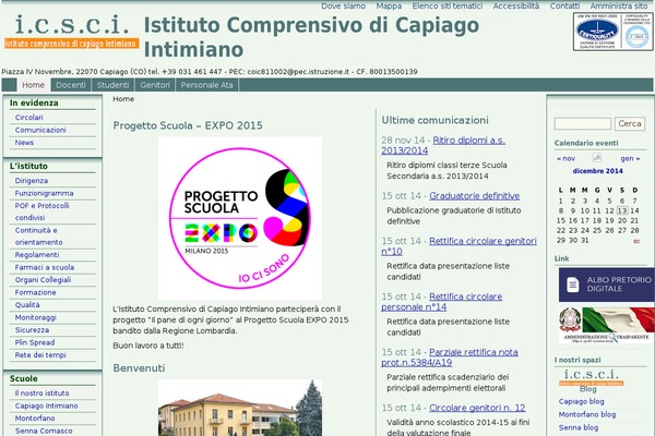 icsci.it site used Pasw2011