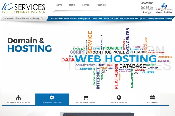Balance theme site design template sample