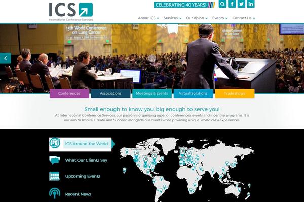 Ics theme site design template sample
