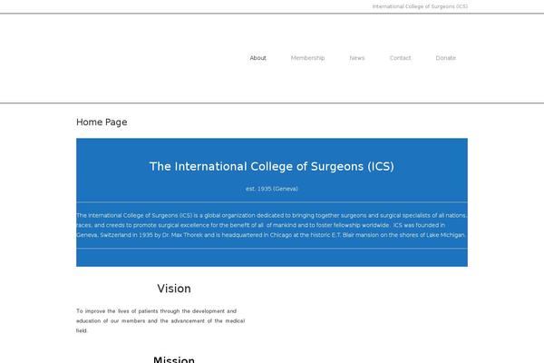 SiteOrigin North theme site design template sample