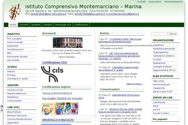 Site using Albo Pretorio On line plugin