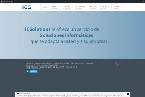 Infinite theme site design template sample