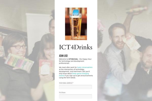 ict4drinks.com site used Launch Effect
