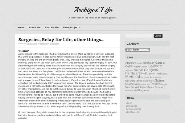 Rundown theme site design template sample