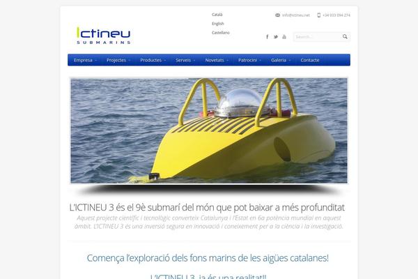 Aqua theme site design template sample