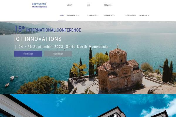 Event theme site design template sample