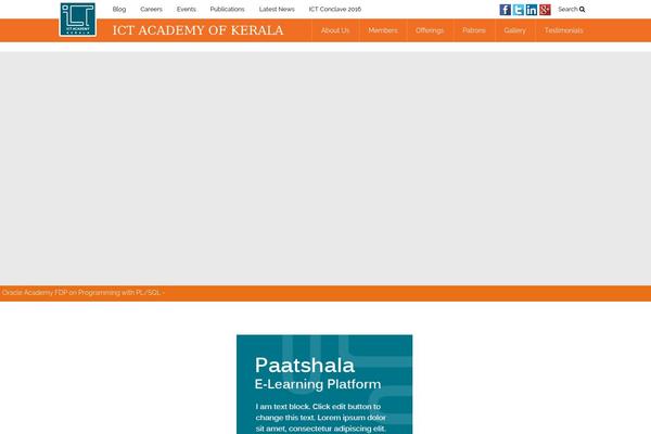 University theme site design template sample