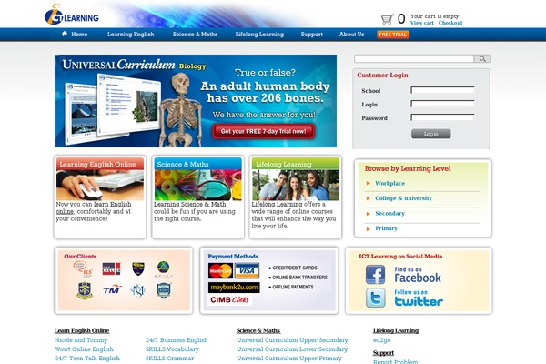 Scarlett theme site design template sample