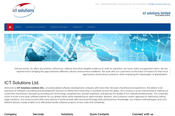 Envision theme site design template sample