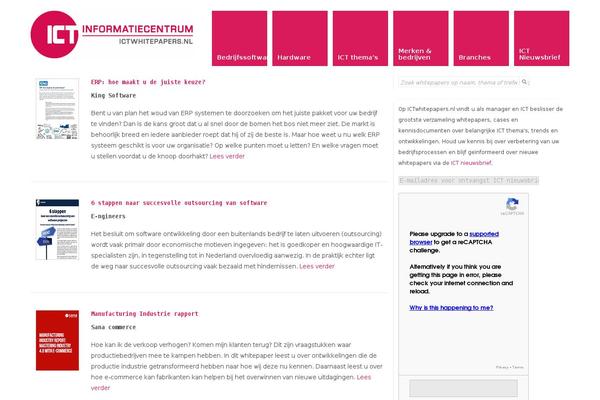 Ictic theme site design template sample