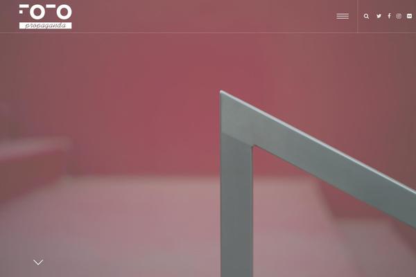 Typology theme site design template sample