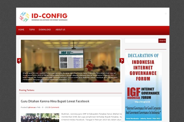 Canyon theme site design template sample