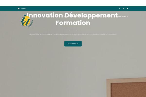 Infinite theme site design template sample