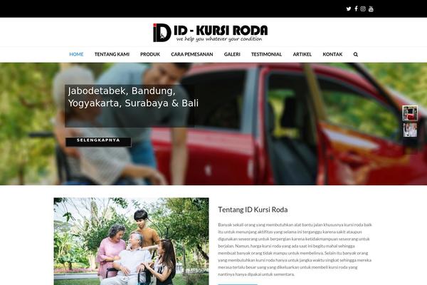 Total theme site design template sample