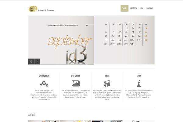 Bigbang theme site design template sample
