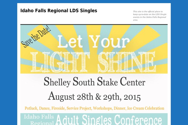 Twenty Ten theme site design template sample