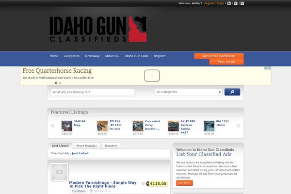 ClassiPress theme site design template sample