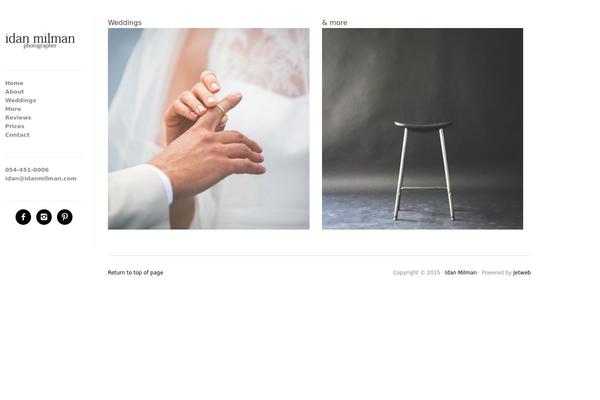 Agile theme site design template sample