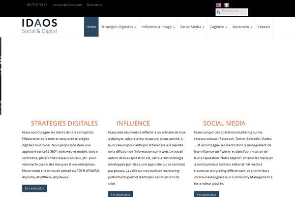 Leverage theme site design template sample
