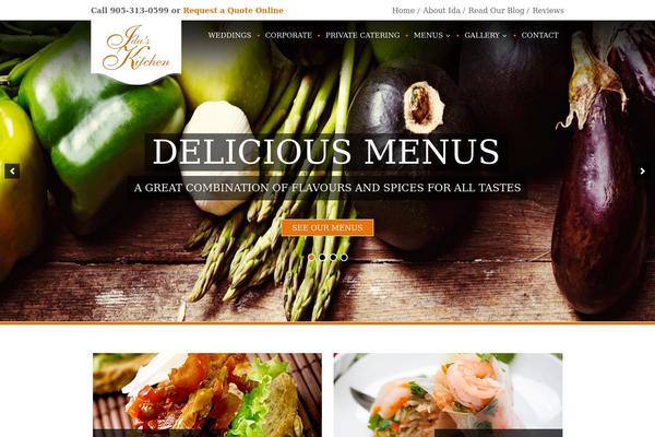 idascatering.ca site used Idas