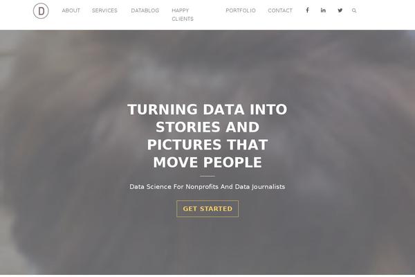 Jupiter Child theme site design template sample