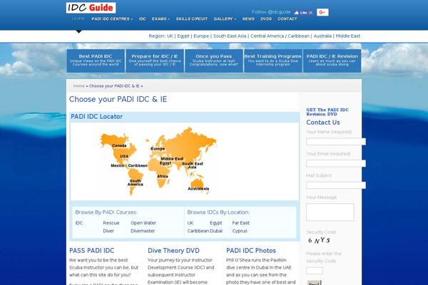Explorable theme site design template sample