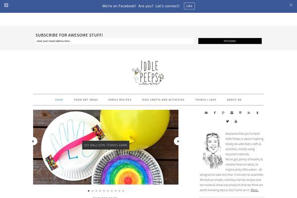Foodie Pro theme site design template sample