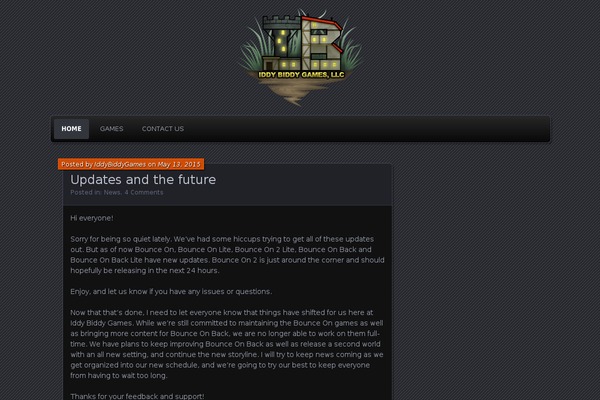 Parament theme site design template sample