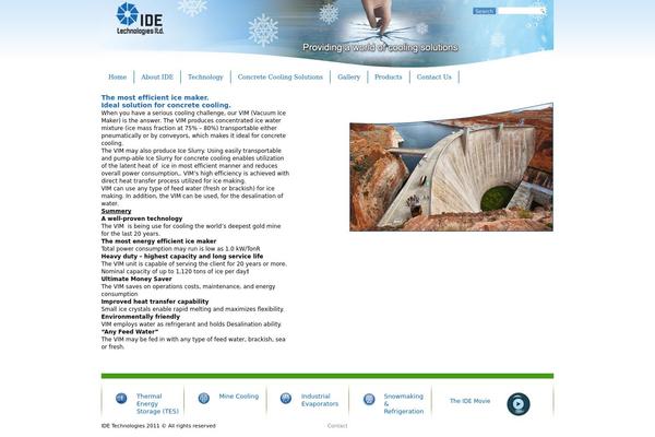 ide-concretecooling.com site used Ide