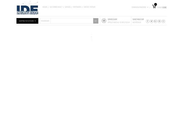 Mindig theme site design template sample