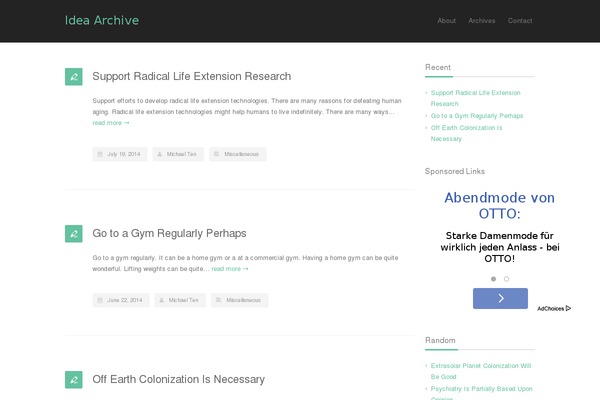 Frisco theme site design template sample