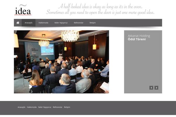 Cacoon theme site design template sample