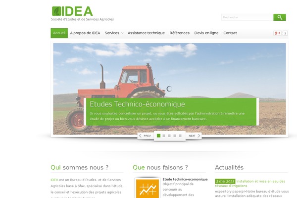 Idea theme site design template sample