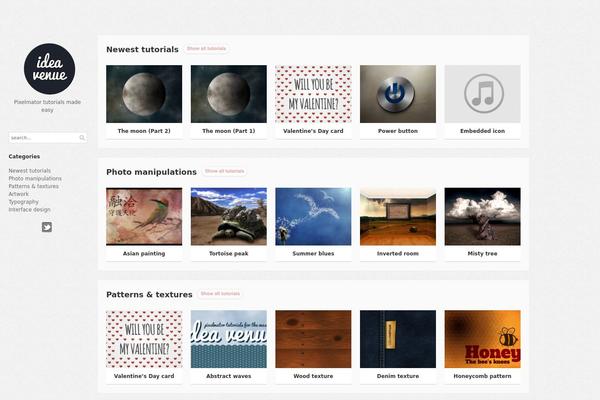 Pronto theme site design template sample
