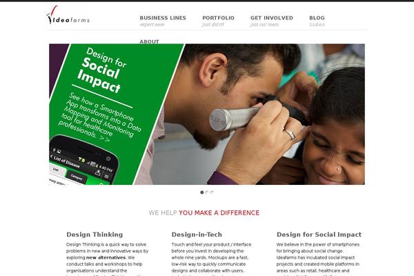 Site using OTW Portfolio Light plugin