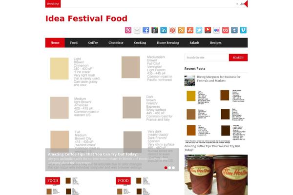 Report theme site design template sample