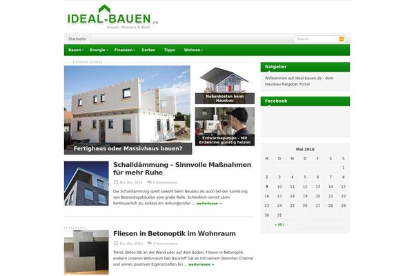 BAUEN website example screenshot
