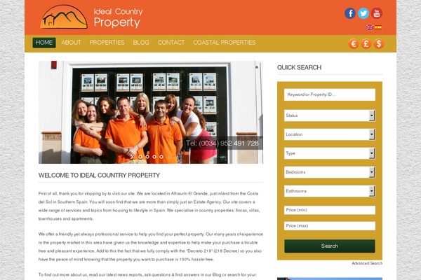inmoicp theme websites examples