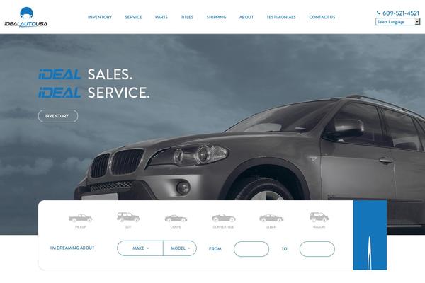 Motors-child theme site design template sample