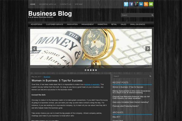 Cooperate theme site design template sample